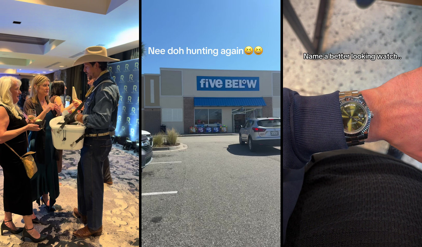 Rugged cowboy in hat and boots stands confidently against desert landscape, representing Western character marketing themes