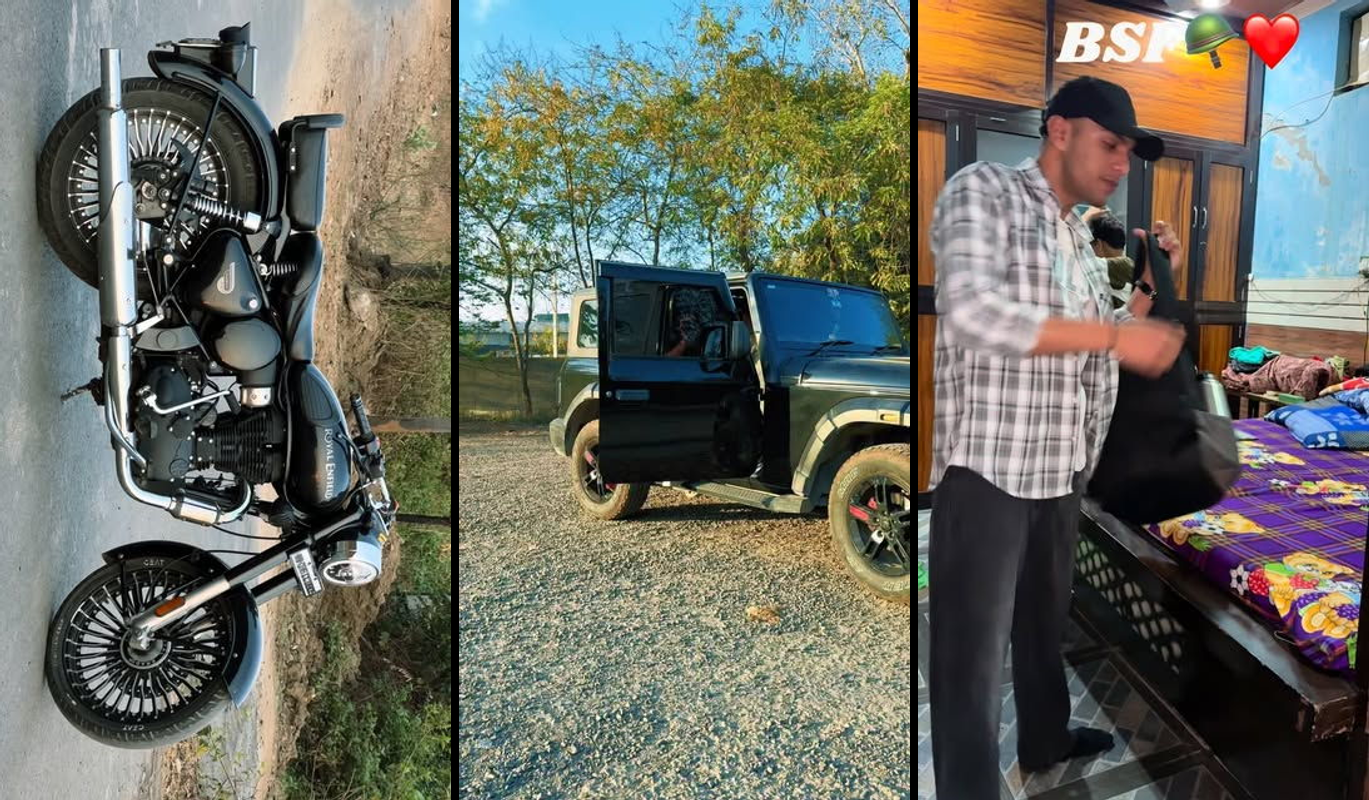 Royal Enfield motorcycle with distinctive branding elements showcasing the brand's recognizable design and marketing strategy